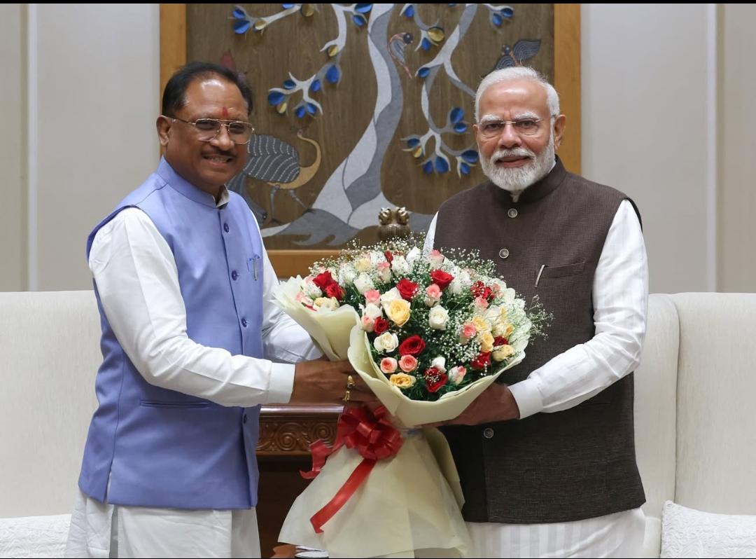 प्रधानमंत्री नरेंद्र मोदी के नेतृत्व में सेवा, सुशासन और जनकल्याण के 12 वर्ष पूर्ण : मुख्यमंत्री विष्णुदेव साय ने दी बधाई
